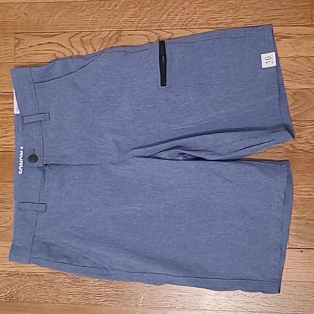 SONOMA BRAND BOYS BLUE FLEXWEAR TECH SHORTS SIZE 16